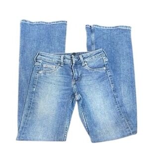 HM Divided Womens Size 0 Blue Medium Wash Bootcut Jeans Denim Pants
